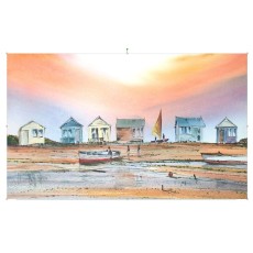 Beach Huts @ Mudeford  Greeting Card